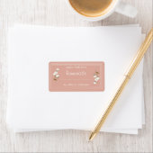 Rustige Homemade Label Katoen Sprig Dusty Pink (Insitu)