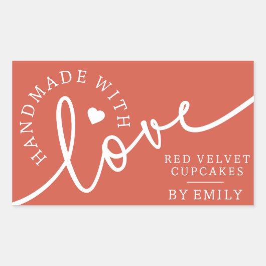 Rustige Homemade met als hoofdartikel uitgelekte l Rechthoekige Sticker (Voorkant)