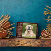 Rustige Hondenliefhebber Quote Keepomwille Dog Fot Fotoplaat (Zijkant)