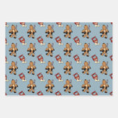 Rustige Hondenliefhebbers Land Pset Cadeauset Inpakpapier Vel (Voorkant 3)