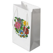 Rustige Hongaarse bloemen Klein Cadeauzakje (Achterkant Gekanteld)