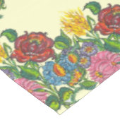 Rustige Hongaarse bloemen Tafelkleed (Gekanteld)