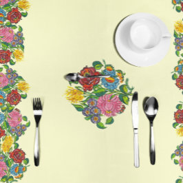 Rustige Hongaarse bloemen Tafelkleed