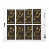 rustige honingbijenkast jar-etiket etiket (Full Sheet)