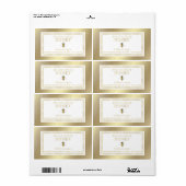 rustige honingpot etiket (Full Sheet)