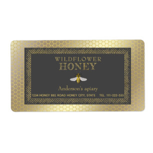 rustige honingpot etiket