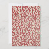 Rustige honkbal Baby Boy Shower Invitation Kaart (Achterkant)