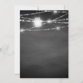 Rustige housewarming Party Chalkboard-lampjes Kaart (Achterkant)