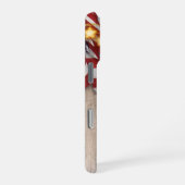 Rustige Houstars Patriottic Red White - naam iPhone Hoesje (Rechterkant)