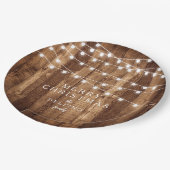 Rustige Hout- en airy-lampfamilie — Aangepast Papieren Bordje (Gekanteld)