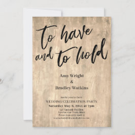 Rustige houtafhandeling om te hebben en te houden kaart