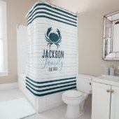 Rustige houtak Kustkust Douchegordijn (In situ)