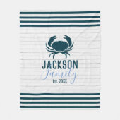 Rustige houtak Kustkust Fleece Deken (Voorkant)