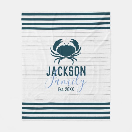 Rustige houtak Kustkust Fleece Deken (Voorkant)