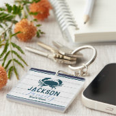 Rustige houtak Kustkust Sleutelhanger (Voorkant Rechts)