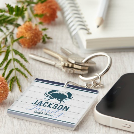 Rustige houtak Kustkust Sleutelhanger (Voorkant Rechts)