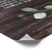 Rustige houtareengroenblaasjes poster (Hoek)