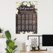 Rustige houtareengroenblaasjes poster (Thuiskantoor)