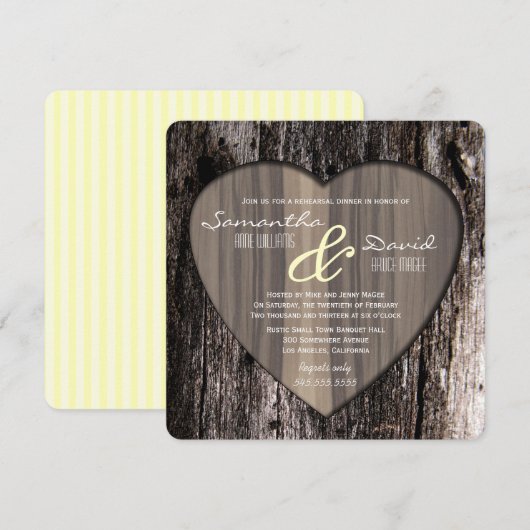 Rustige houtbomen Harde repetitie Kaart (Voorkant / Achterkant)