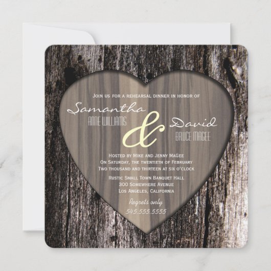 Rustige houtbomen Harde repetitie Kaart (Voorkant)