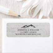 Rustige houten bruid en bruinkoolbruin etiket (Insitu)