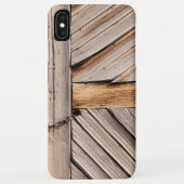 Rustige houten deur met kettingslot Case-Mate iPhone case (Achterkant)