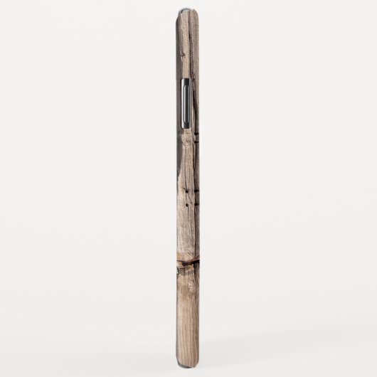 Rustige houten deur met kettingslot Case-Mate iPhone case (Achterkant/rechts)