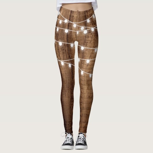 Rustige houten en lichte lichte wapens - Aangepast Leggings (Voorkant)