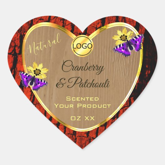 Rustige houten etiketten van Paarse butterflies Lo (Voorkant)