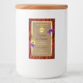 Rustige houten etiketten van Paarse butterflies Lo (Voorkant)