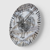 Rustige  houten familienaam Boerderij Rooster Grote Klok (Hoek)