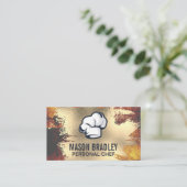 Rustige houten gereedschappen | Gold Foil Splatter Visitekaartje (Staand voorkant)