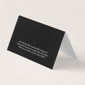 Rustige houten gereedschappen visitekaartje (Achterkant)