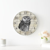 Rustige houten hol Grote klok (Huis)