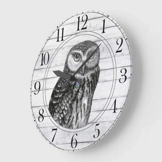 Rustige houten hol Grote klok (Hoek)