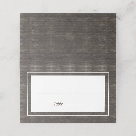 Rustige houten kaarten RWC Plaatskaartje (Buitenkant ongevouwen)