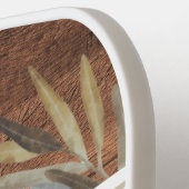 Rustige houten korrel Wedding Couple Name Custom Pickleball Paddle (Links Detail)