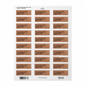 Rustige houten labels (Full Sheet)