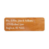 Rustige houten labels (Voorkant)