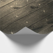 Rustige houten lantaarns met rugkerst cadeaupapier (Hoek)