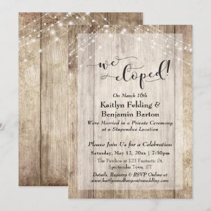 Rustige houten lichten We zagen Typografie, Ontvan Kaart