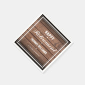 Rustige houten panelen bij pensionering servet (Hoek)