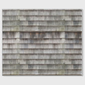 Rustige houten plank cadeaupapier (Vlak)