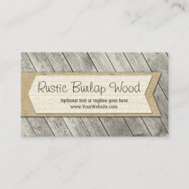 Rustige houten planken en Boerderij voor landoverl Visitekaartje