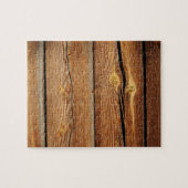 Rustige houten plankjes voor landschenkingen legpuzzel (Horizontaal)