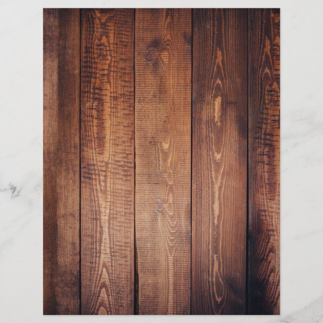 Rustige houten plankpapier (Voorkant)