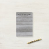 Rustige houten Post Post-it® Notes (Op bureau)