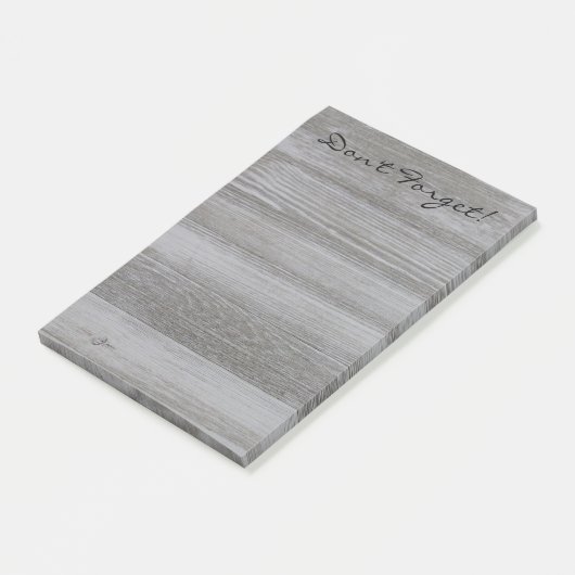 Rustige houten Post Post-it® Notes (Schuin)