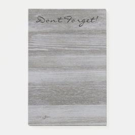 Rustige houten Post Post-it® Notes