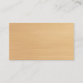 Rustige houten roze vlinderdentafel plaatskaartje (Achterkant)